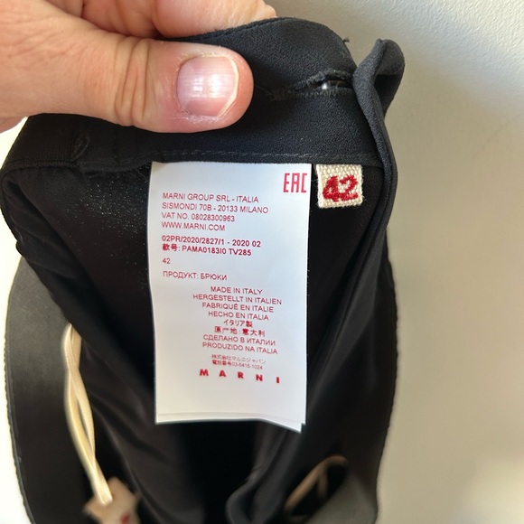 Marni black straight leg pants - Picture 5 of 6